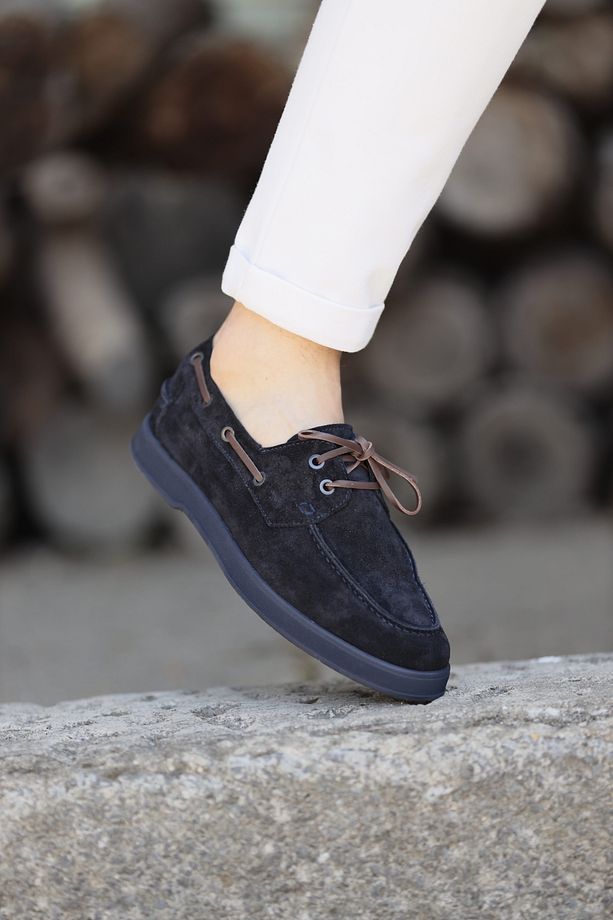 Feliks Model Süet Deri Eva Taban Loafer Ayakkabı - 3