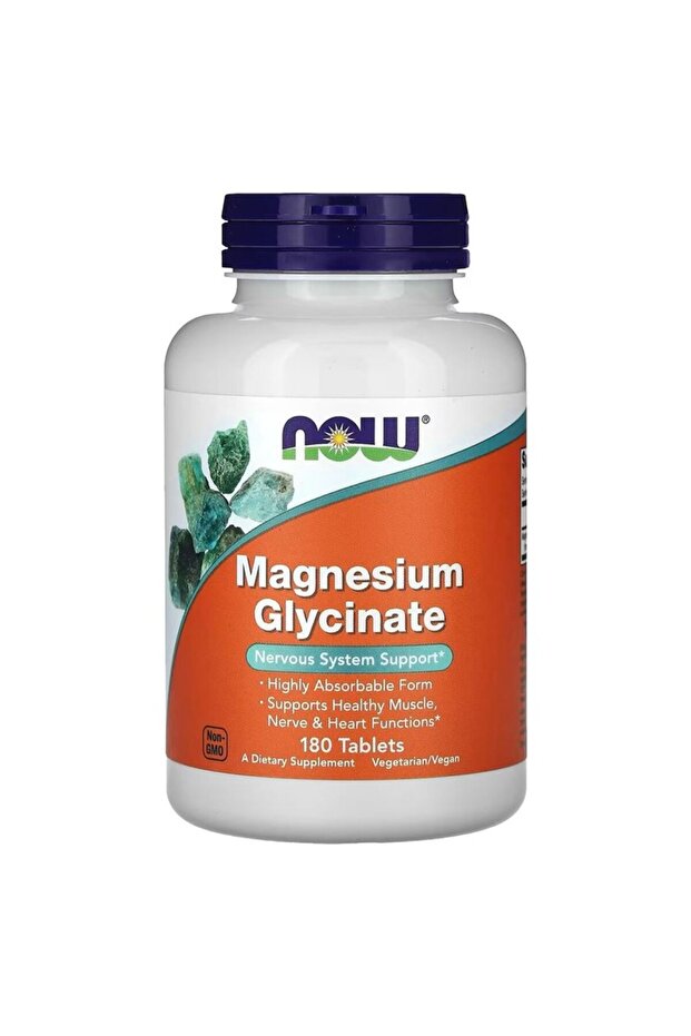 Magnesium Glycinate Nerve & Heart Function 180 Tablets