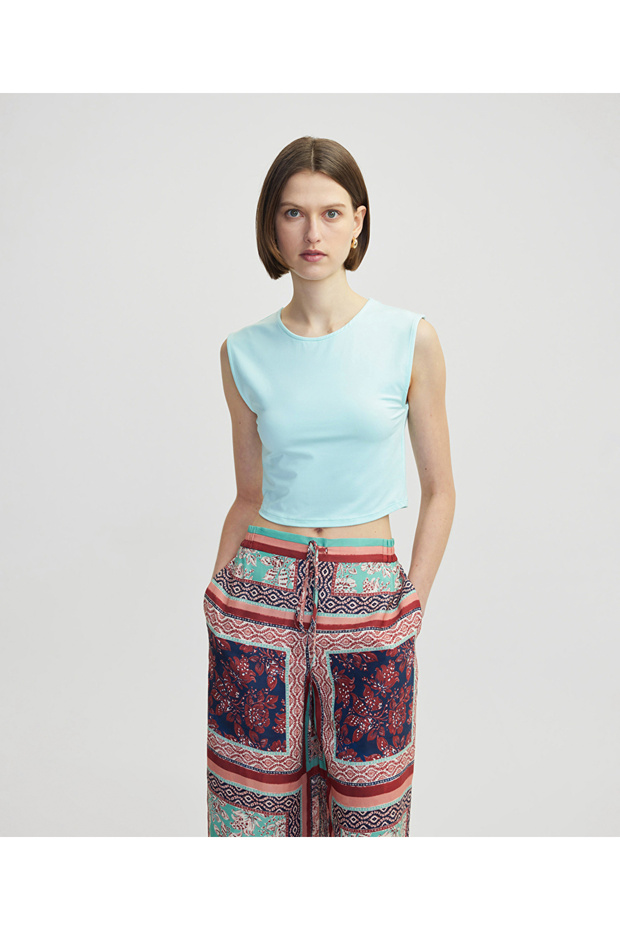 Dar kesim basic tişört - 1