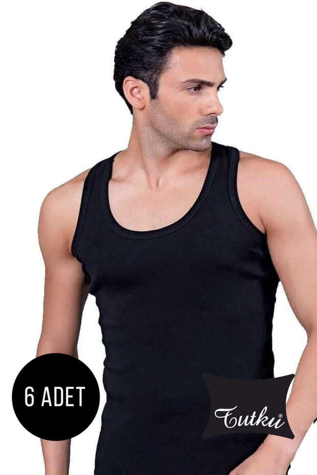 Men's 100% Cotton Undershirts 6 Pack