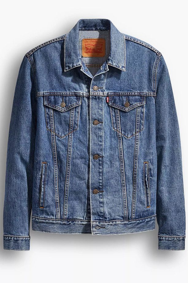 The Trucker Jacket Med Stonewash Indigo Erkek Trucker - 72334-0130 - 3