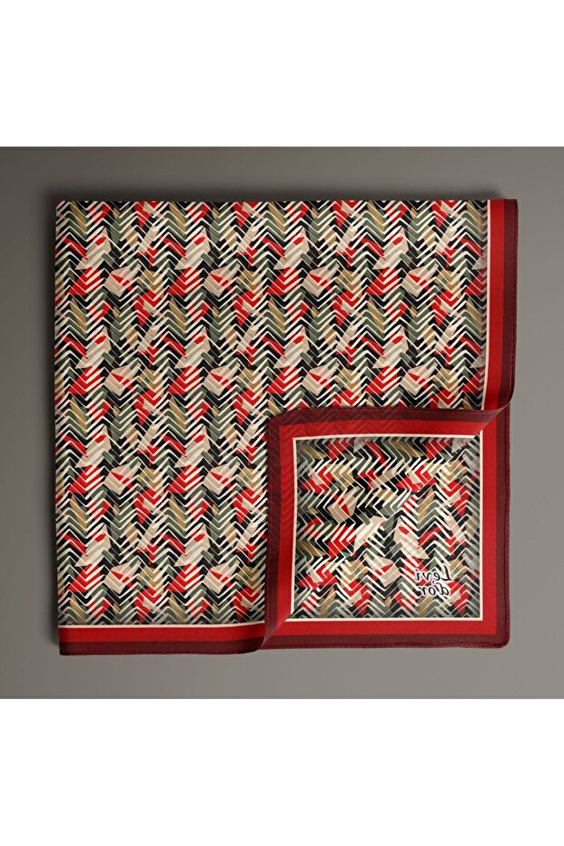 نمط متعرج هندسي وشاح كريستال مضيء - 2