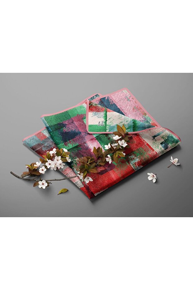 وشاح كريستالي لامع بنمط الفرشاة - 2