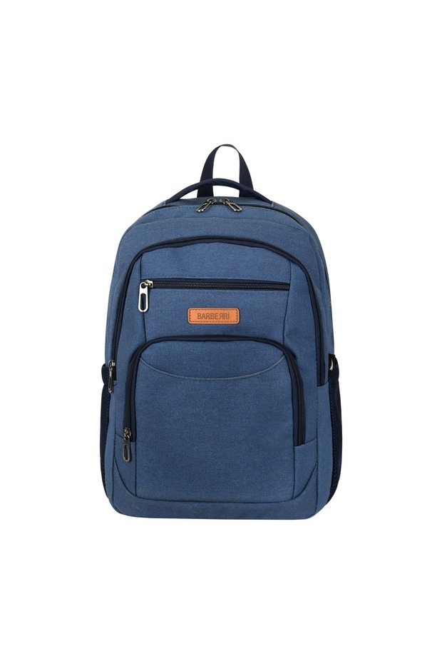 Canvas Fabric 5-Compartment Orthopedic Soft Backpack with Back Support for Daily and School Use
