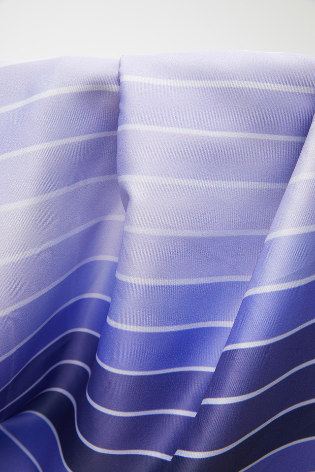 Çizgi Desenli Eşarp - 3