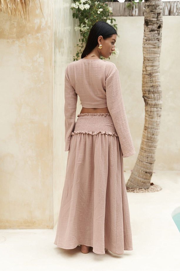 Marshanda Somon Crop Etek Takım - 4