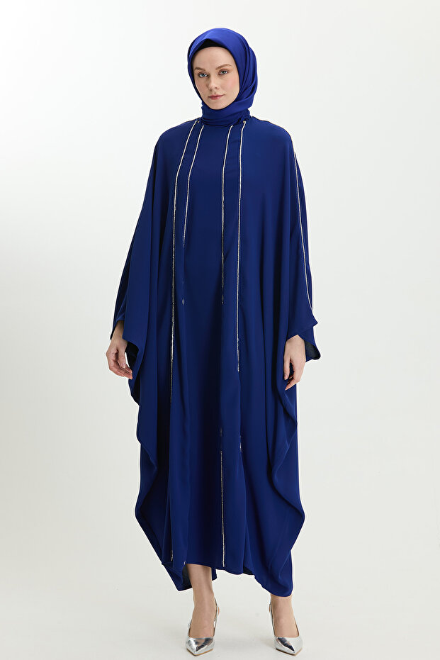 Taş Detaylı Abaya - 2