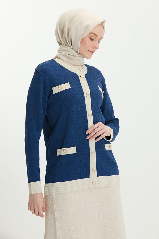 Monogram Triko Hırka - 4