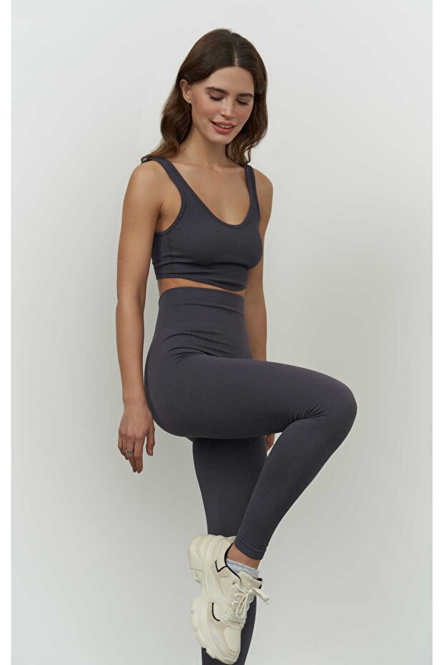 Niko Fitilli Antrasit Crop - 3