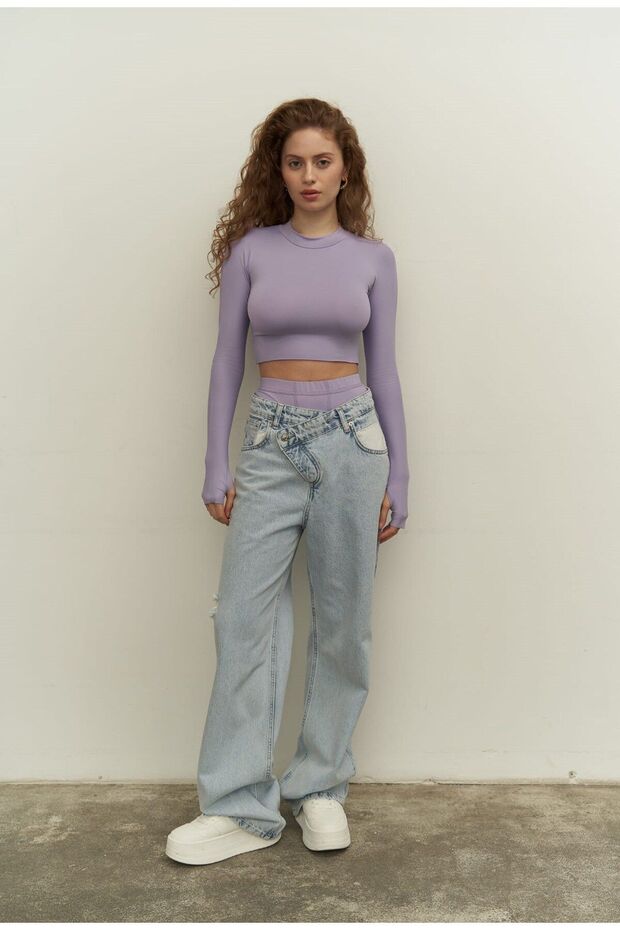 Biance Lila Crop - 2