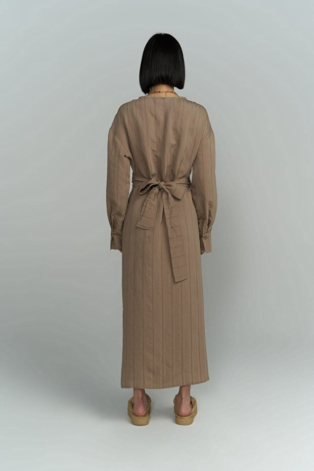 Rochie Bella Midi Mink - 4