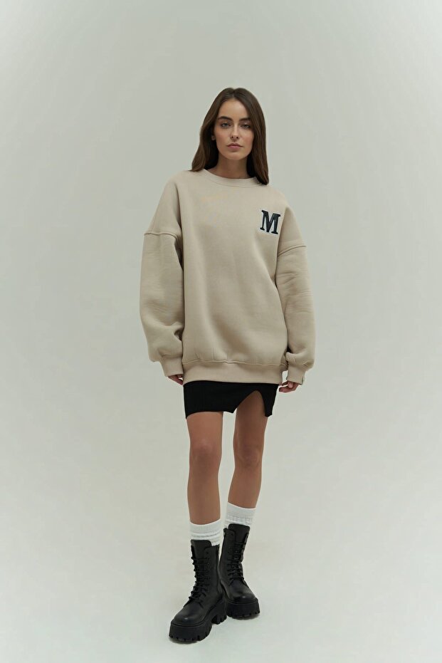 Venera Bone Oversize Sweatshirt
