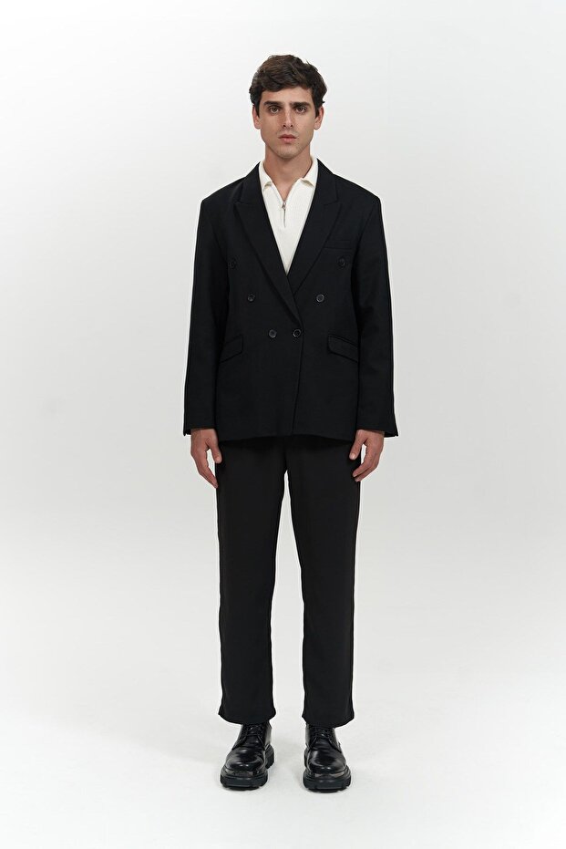 Brayden Siyah Erkek Blazer - 2