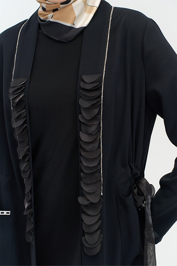 Şal Yakalı Twinset - 4