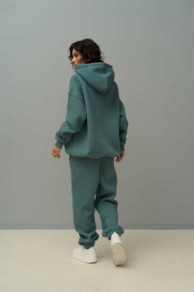 Minimal Baskı Mint Eşofman Takım - 3