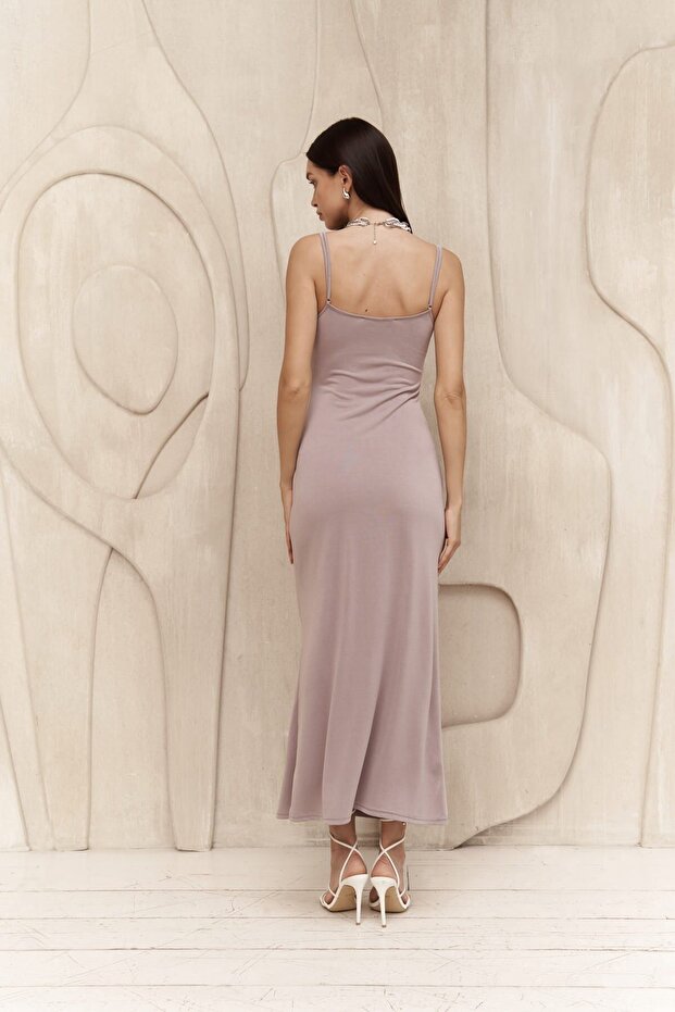 Ferry Lila Basic Elbise - 4