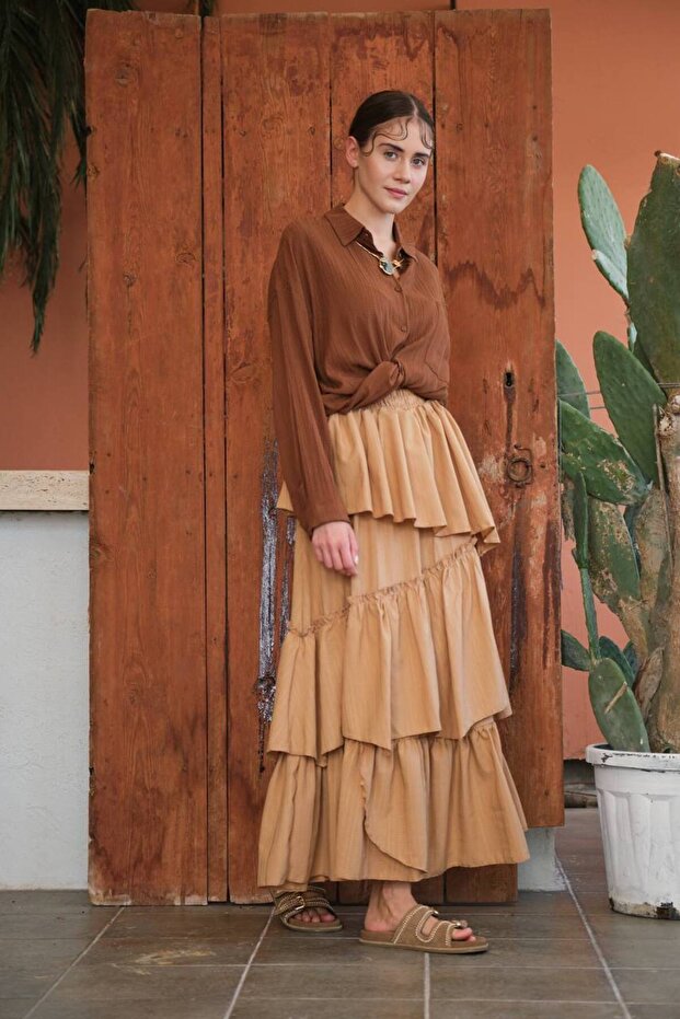 Kadın Katlı Etek - 2