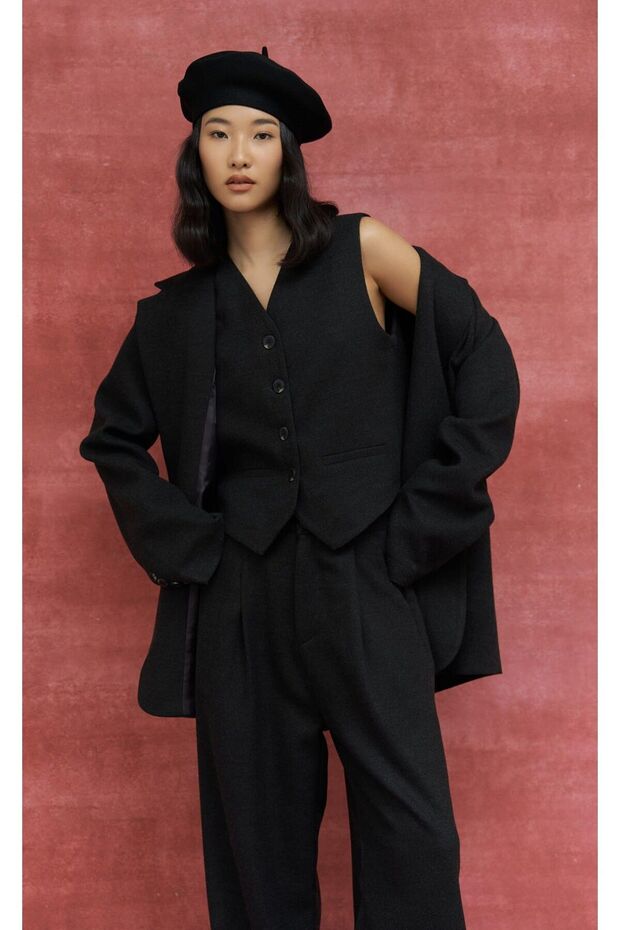 Blake Anthracite Triple Jacket Set - 5