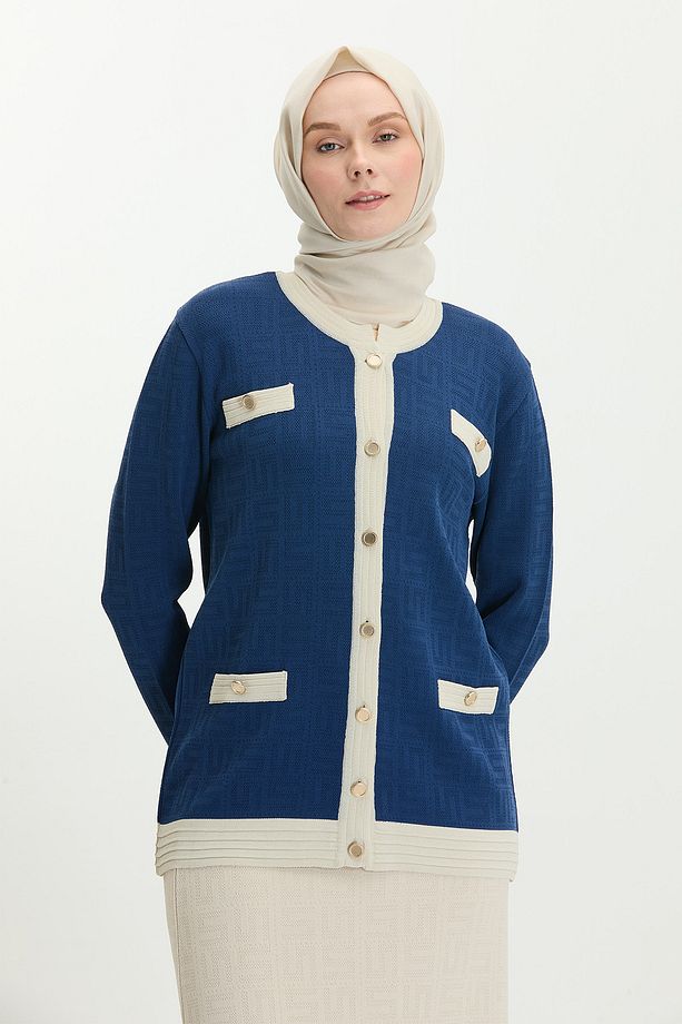 Monogram Triko Hırka - 5