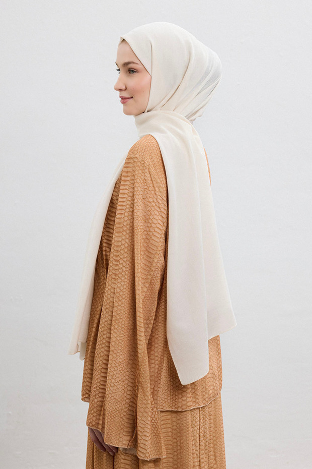 Cotton Line Şal Ekru - 4