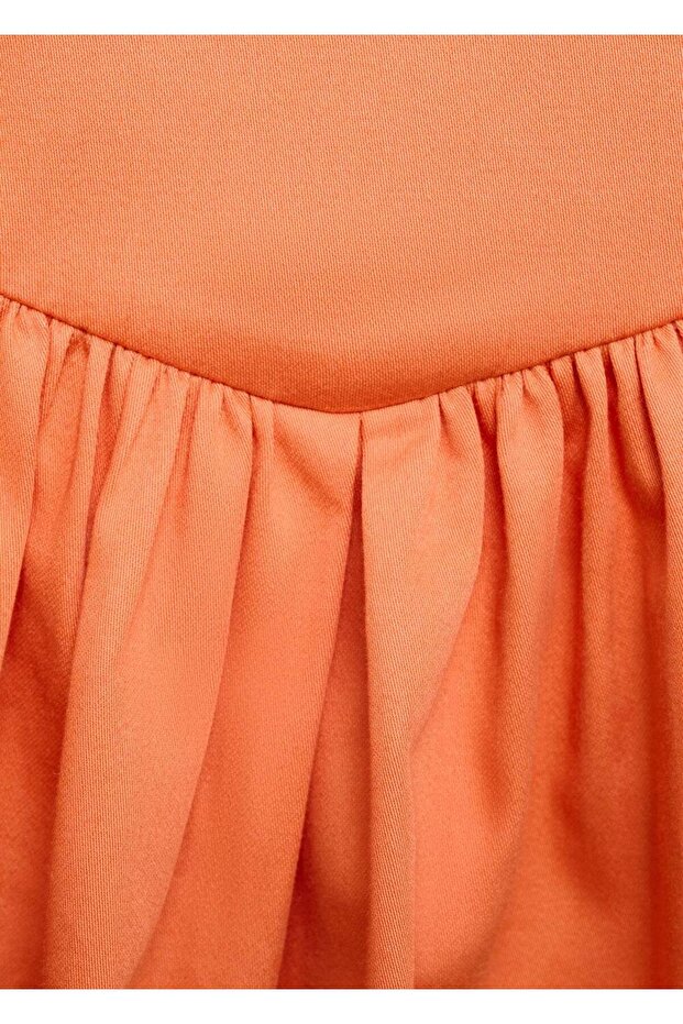 Balon görünümlü kısa elbise - 8