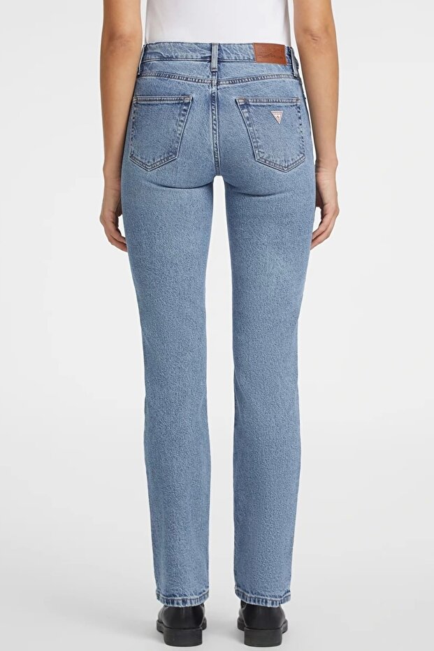 Kadın Mavi Regular Fit Jean W4YA98D5CC5-GJLV - 4