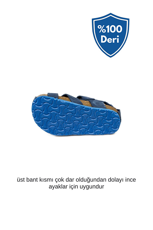 %100 Deri Sandalet - 5