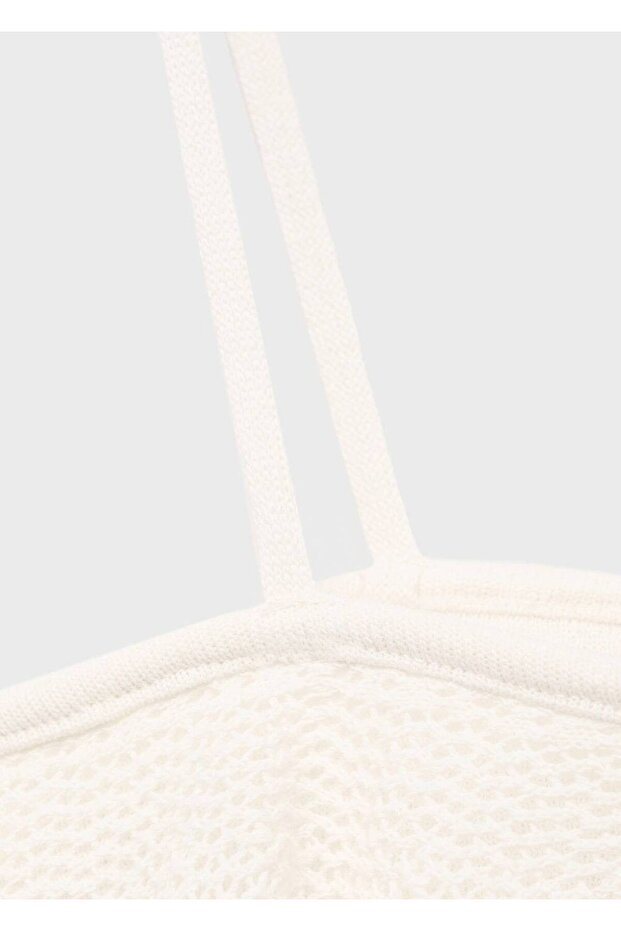 Volanlı triko bluz - 5