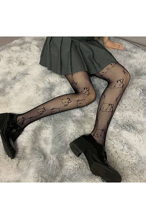 Pantyhose Hello Kitty Black Imported Pantyhose