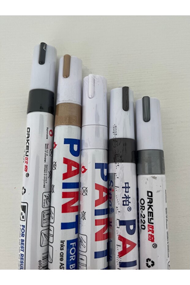 Derz Boya Kalemi 5'li - SİYAH - 4