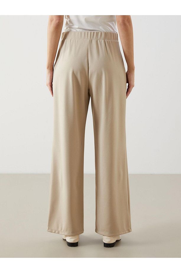 LCW Vision Loose Fit Krep Kadın Pantolon (S5) - 4
