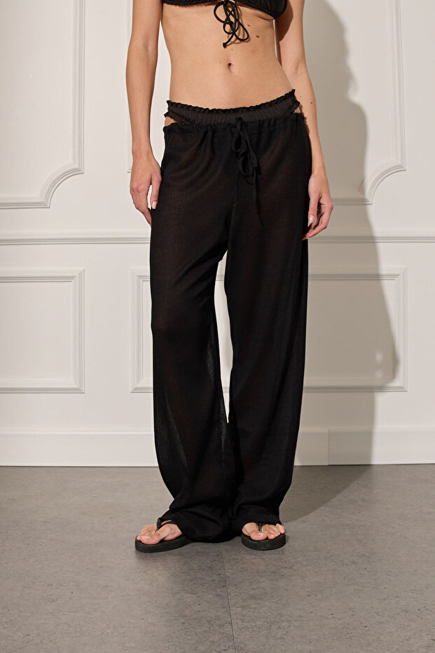 Bağlamalı Pantolon - 2