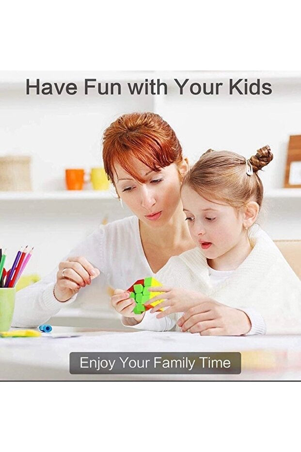 1 Adet Magic Cube Yapışmaz Zeka Küpü Rubik Küp(5.5 X 5.5 Cm) - 2