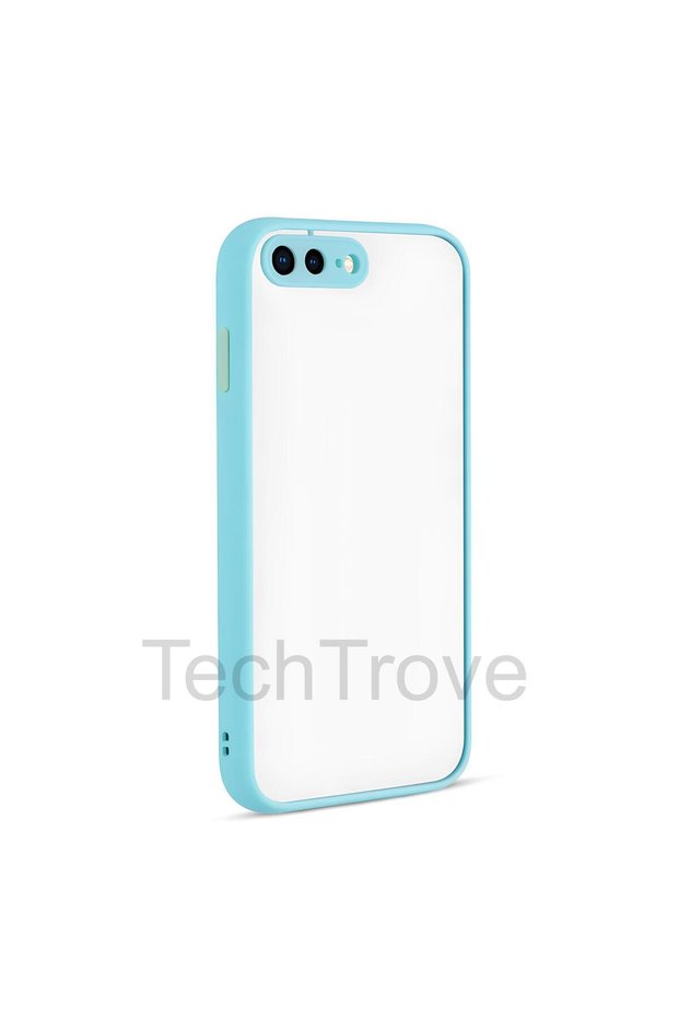 Case for Apple iPhone 8 Plus Frosted Design Soft Camera Protection on the Edges Protruding Cover