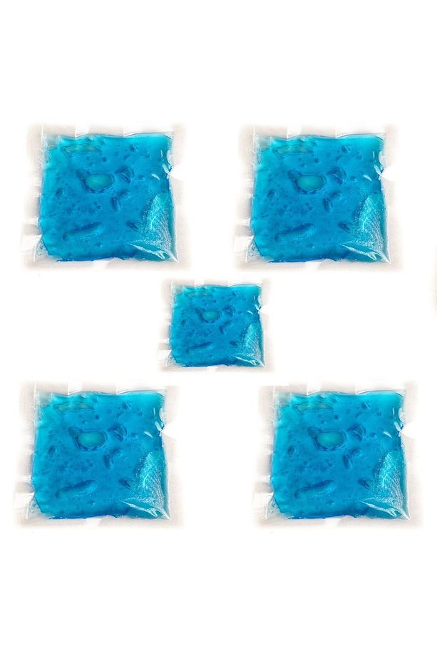 Soğuk Kompres Ve Sıcak Kompres Tekrar Kullanılır Soğuk Jel Buz Paketi 13cm X 13cm ''5 Adet'' - 9
