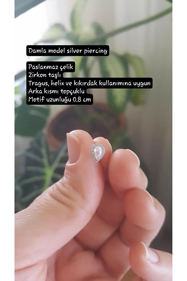 Paslanmaz Çelik Piercing - 3