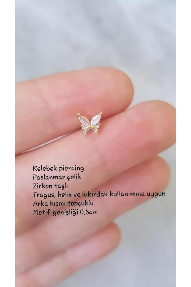 Paslanmaz Çelik Piercing - 8