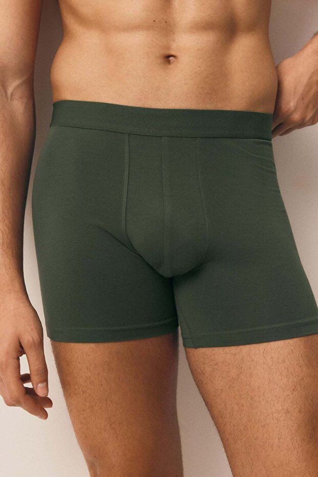 مجموعة من 10 سراويل داخلية قطنية متوسطة الحجم - 2