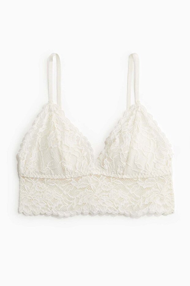 Padded lace bralette