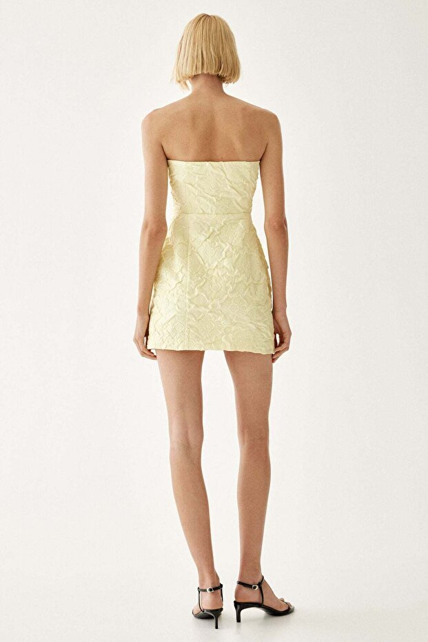 فستان قصير منقوش - 5