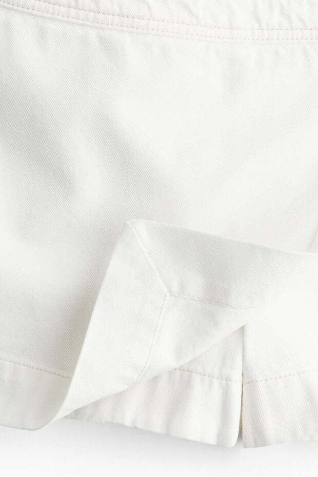 تنورة من قماش الدنيم الملفوف - 2