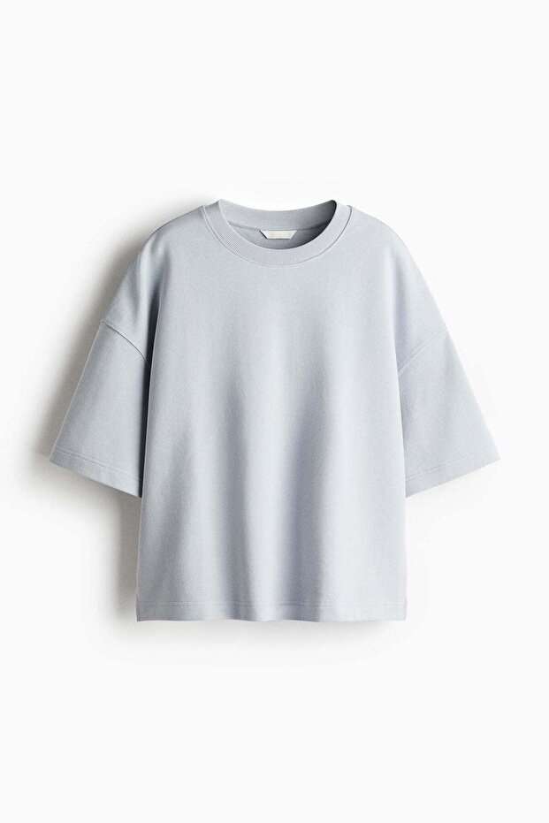 Short-sleeved sweatshirt