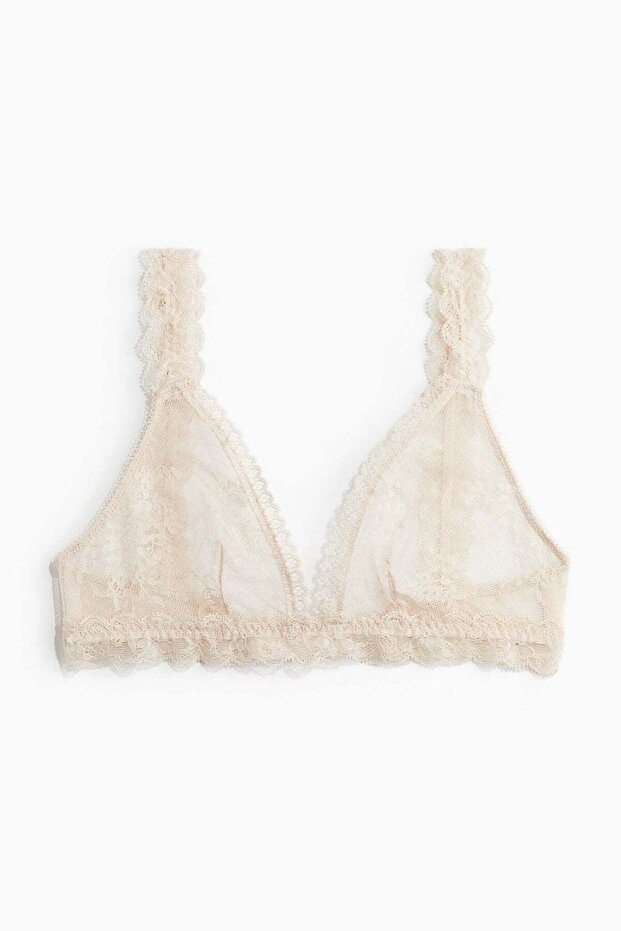Soft lace bra