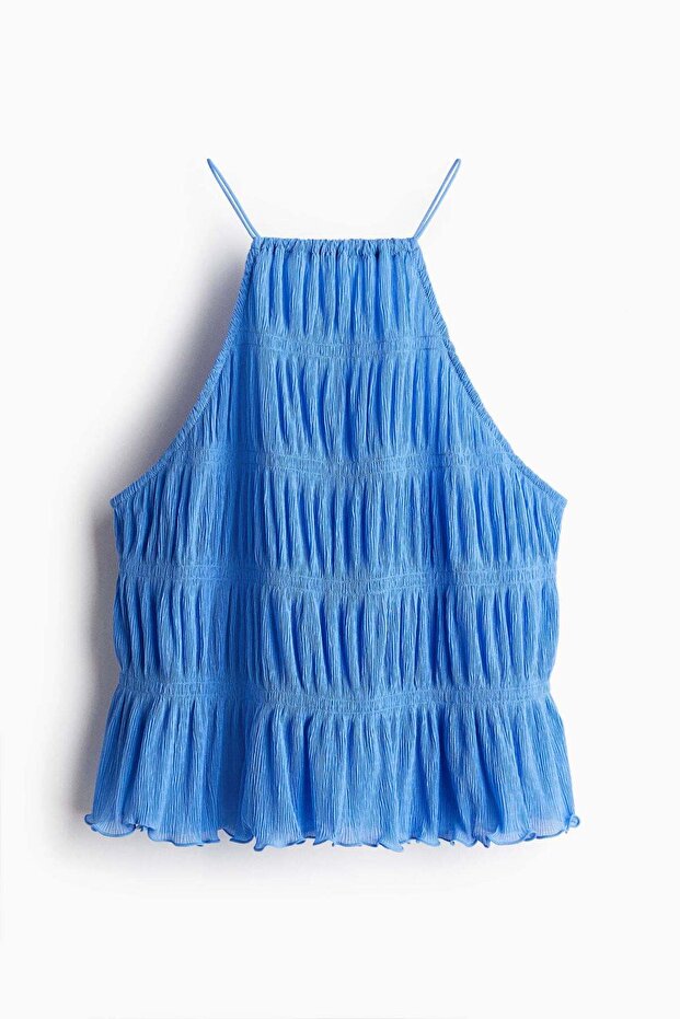 Smocked strappy top