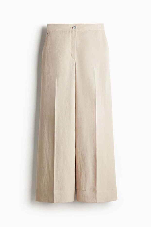 Wide tailored trousers