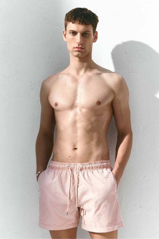 Patterned swim shorts - 6