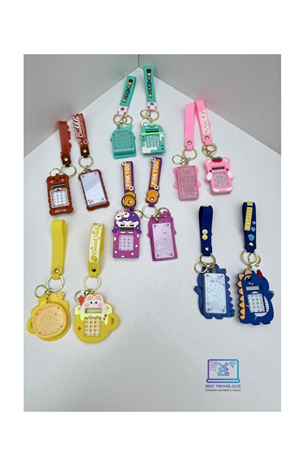 2 in 1 Keychain – Calculator & Maze Game - 2