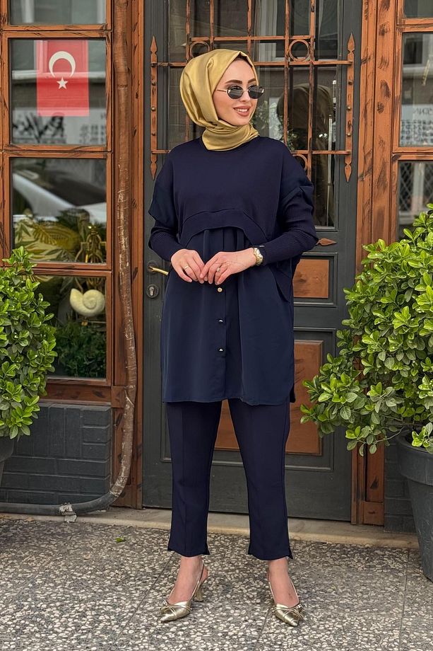 İNVEE Tunik 6883 Lacivert - 1