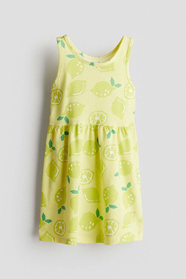 Patterned cotton dress