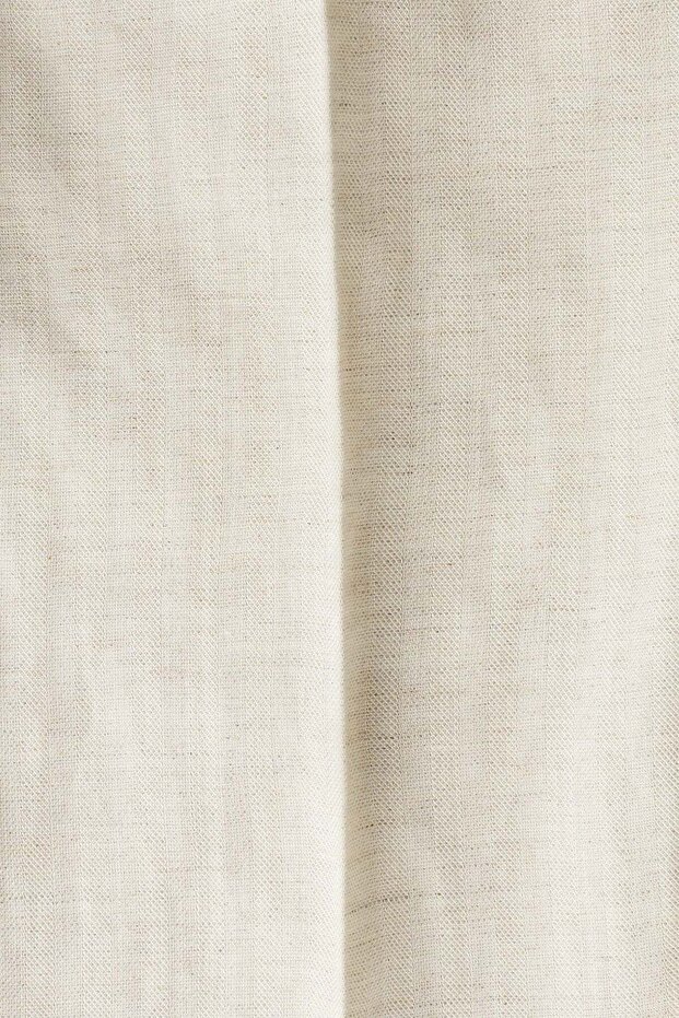Regular Fit Tailored linen-blend trousers - 8